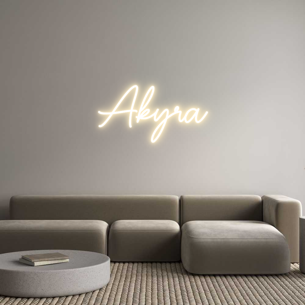 Custom Neon Sign Online Editor Akyra