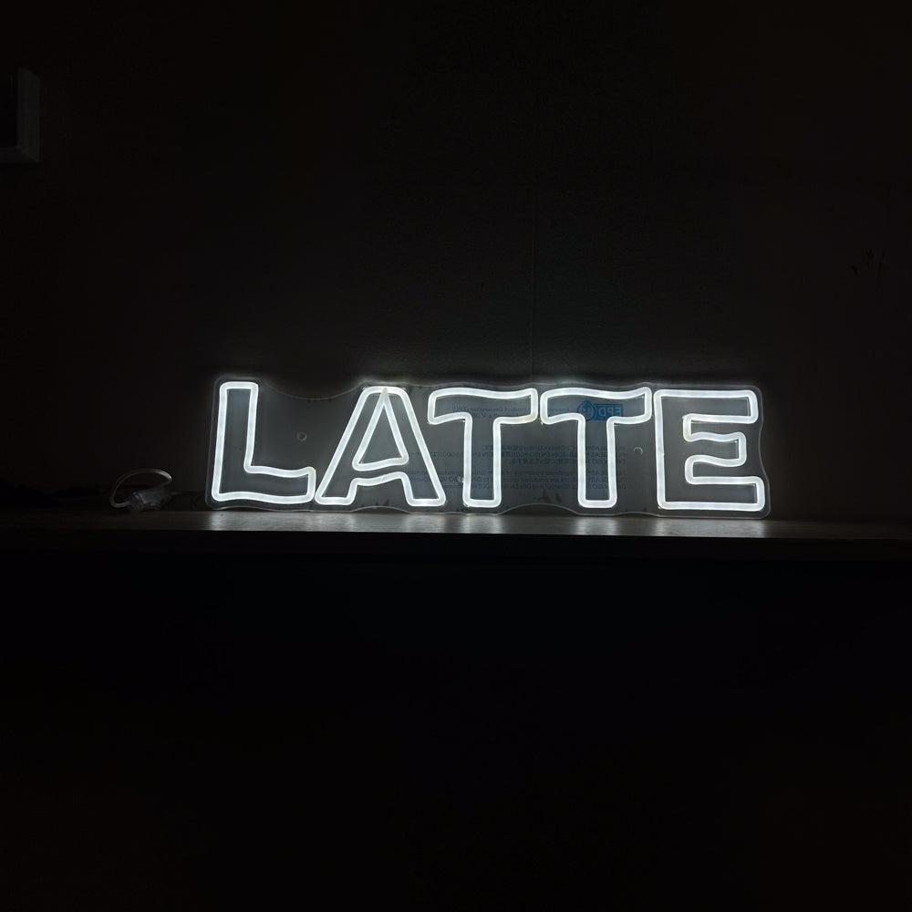 Latte RS LED Neon Sign