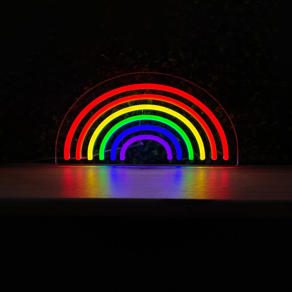 Regenbogen-RS-LED-Leuchtreklame