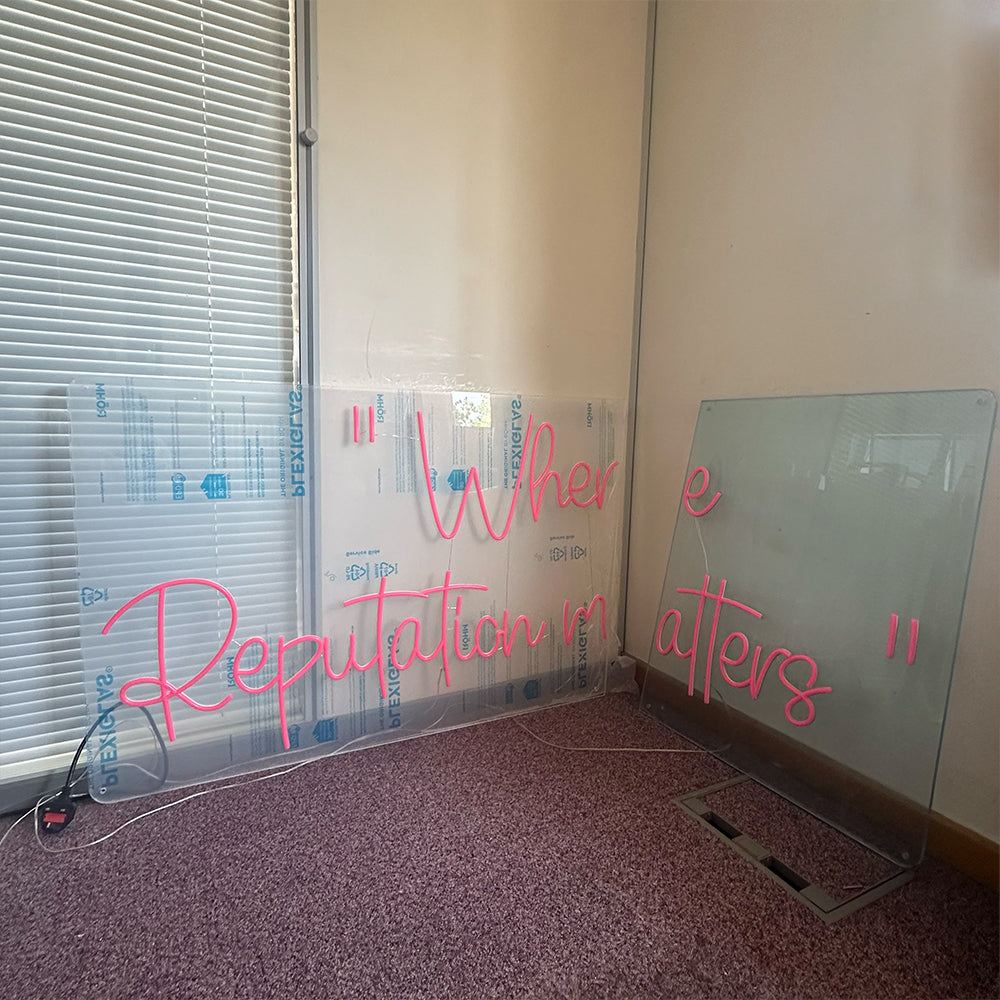 Where Reputation matters RS LED Neon Sign