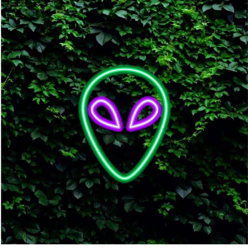 Alien LED Neon Sign - Planet Neon