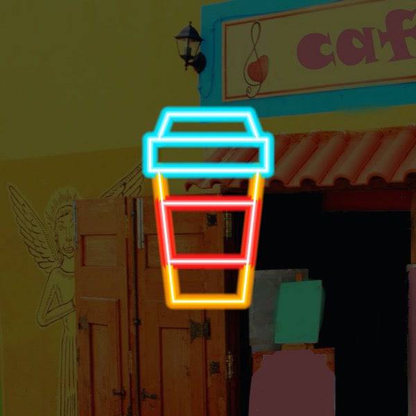 Cup LED Neon Sign - Planet Neon
