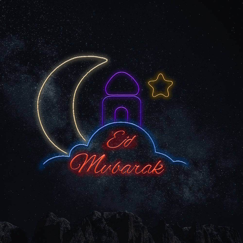 Eid Mubarak LED Neon Sign - Planet Neon