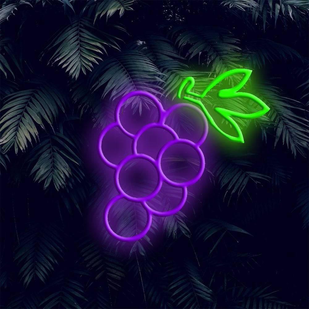 Grapes LED Neon Sign - Made in London Food Restaurants Neon Signs - Planet Neon