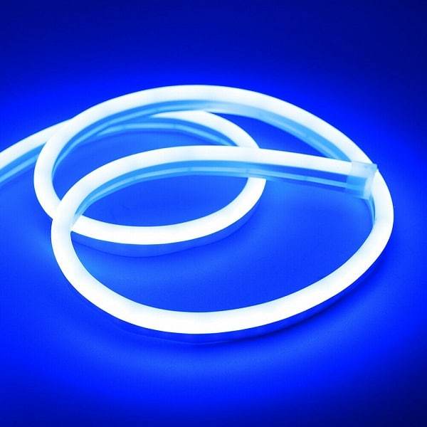 I LumoS 6x12mm BLUE Flexible IP65 Dimmable LED Neon Strip Light 12V 9W/m - Planet Neon