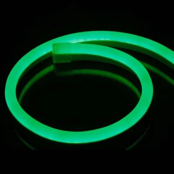 I LumoS 8 X 16mm GREEN Flexible IP65 Waterproof Dimmable Neon LED Strip Light 220 – 240V 9W/m - Planet Neon