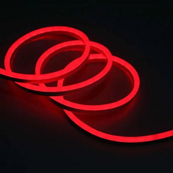 I LumoS 8 X 16mm RED Flexible IP65 Waterproof Dimmable Neon LED Strip Light 220 – 240V 9W/m - Planet Neon