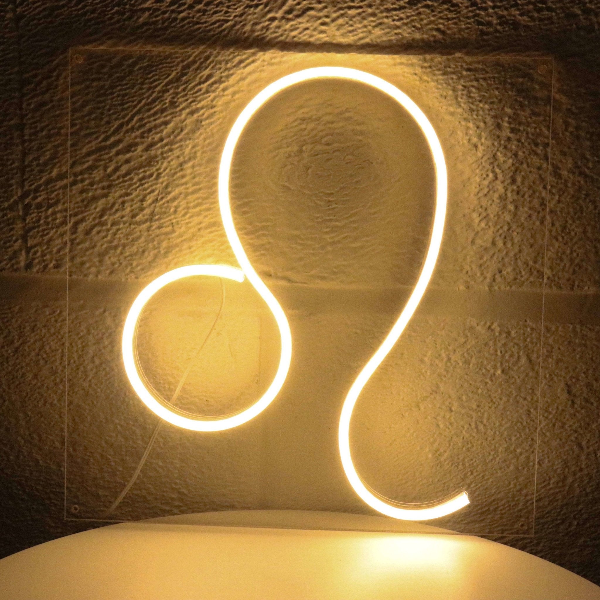 Leo LED Neon Sign - Made in London Zodiac Neon Signs - Planet Neon