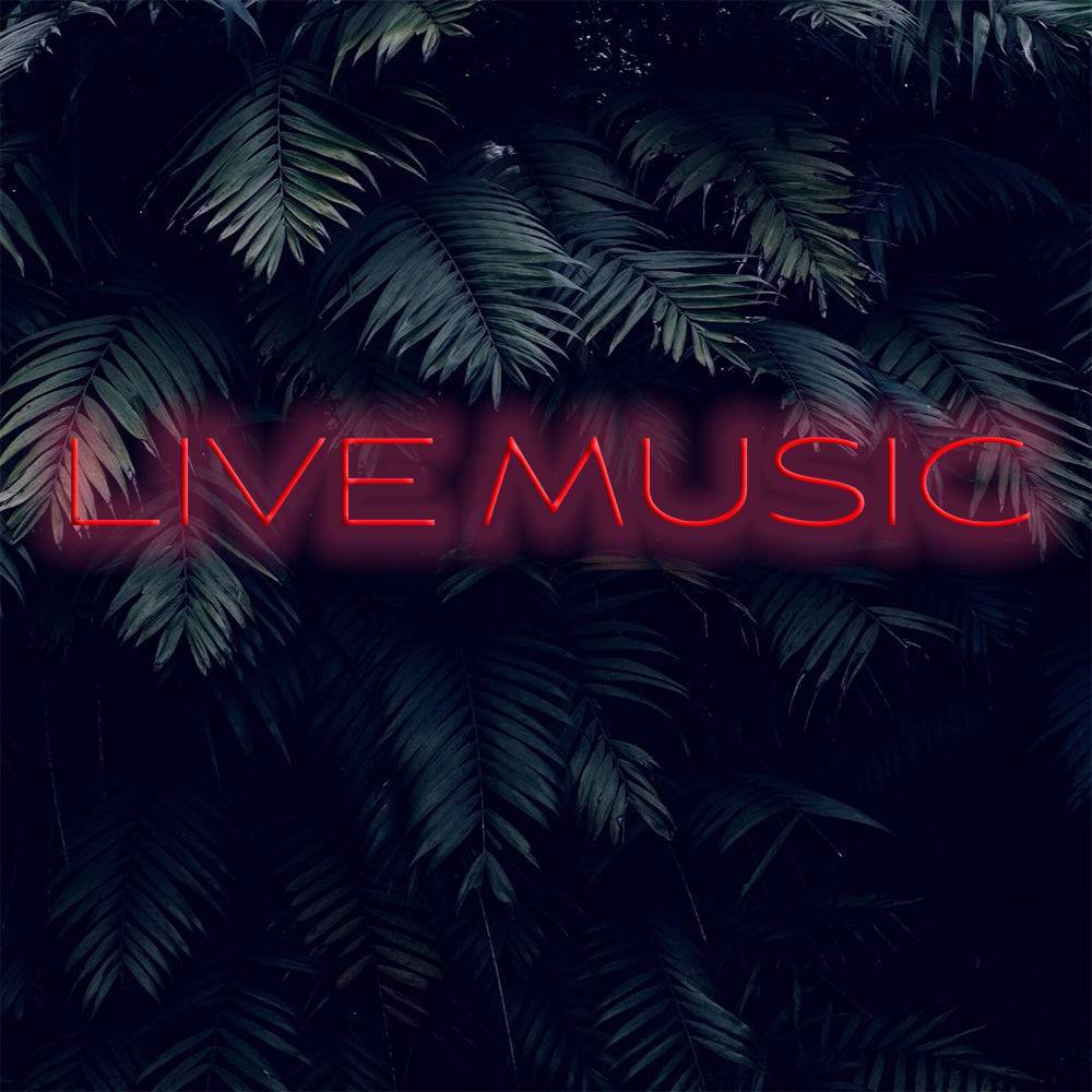 Live Music LED Neon Sign - Planet Neon