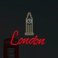 London Big Ben LED Neon Sign - Planet Neon