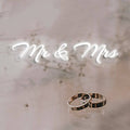 Mr & Mrs LED Neon Sign - Made in London Wedding Neon Signs - Planet Neon