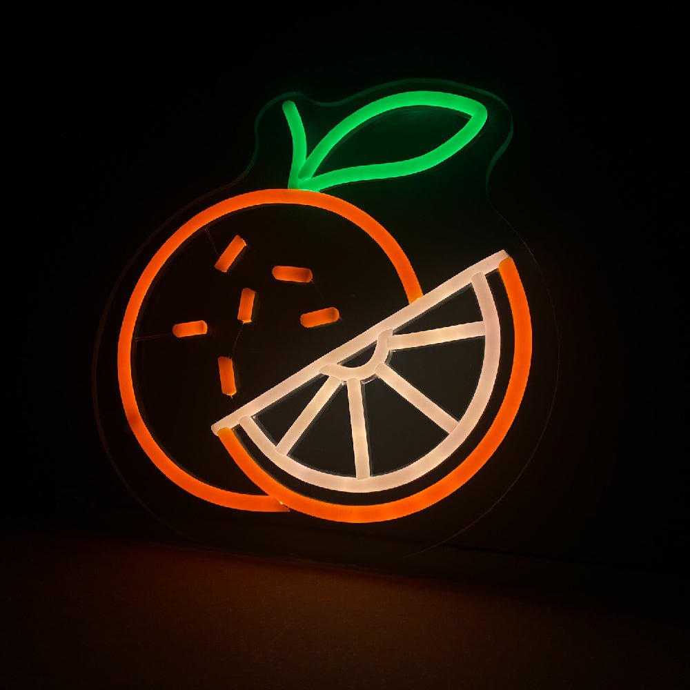 Orange LED Neon Sign - Planet Neon