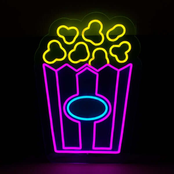 Popcorn LED Neon Sign - Planet Neon