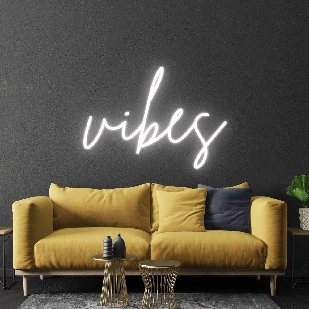 Vibes LED Neon Sign - Made in London Inspirational Neon Signs - Planet Neon