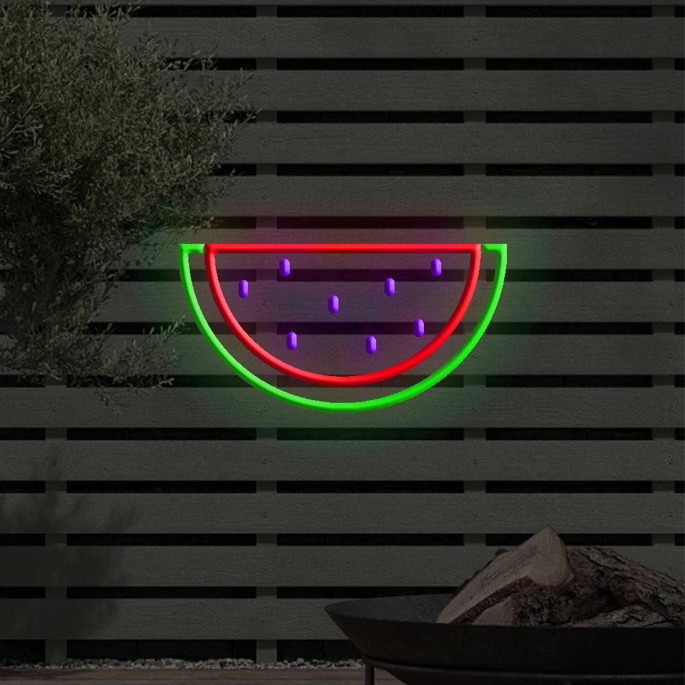 Watermelon LED Neon Sign - Made in London Food Restaurants Neon Signs - Planet Neon